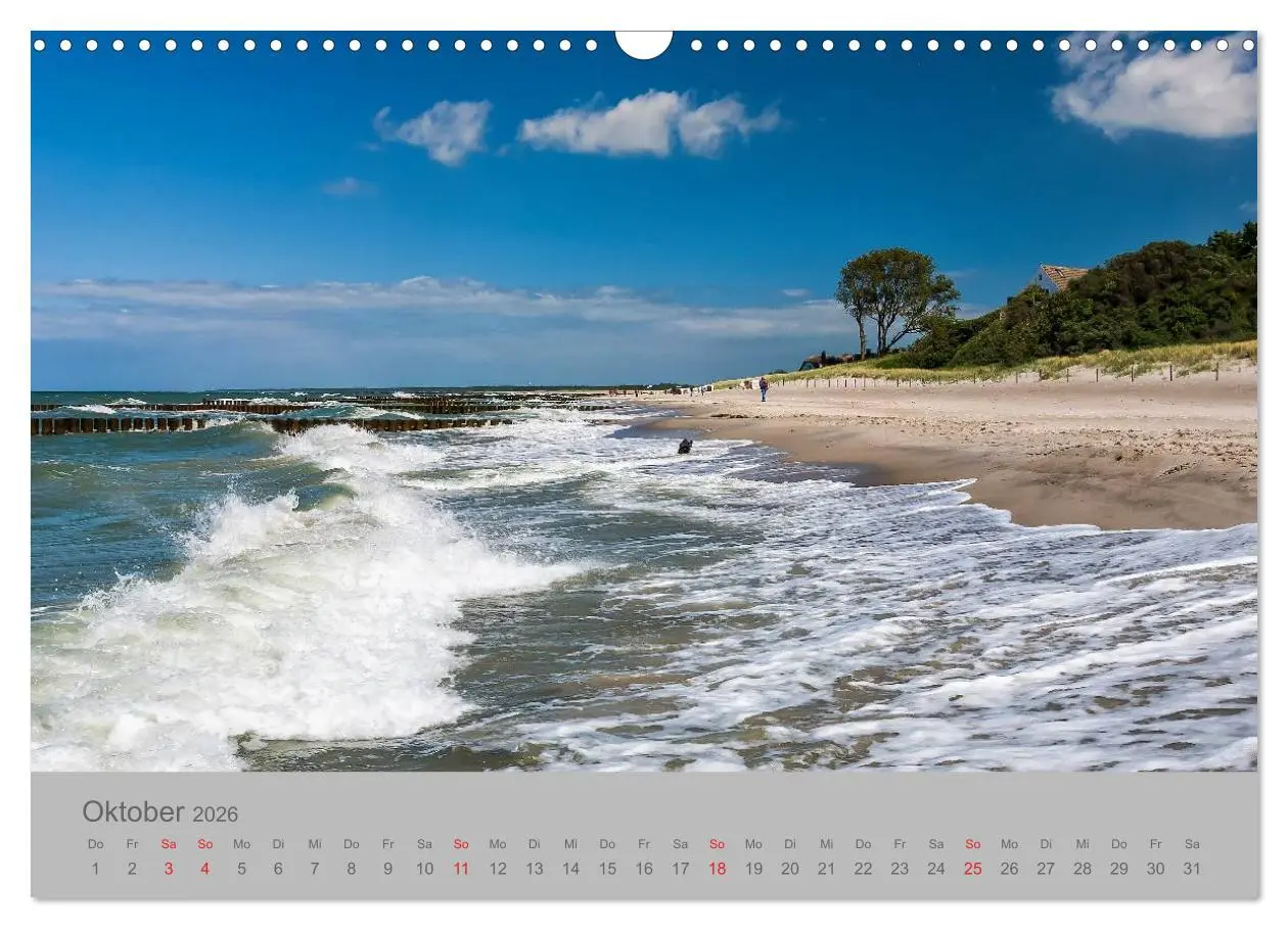 Bild: 9783516131246 | Ostsee, Fischland-Darß (Wandkalender 2026 DIN A3 quer), CALVENDO...