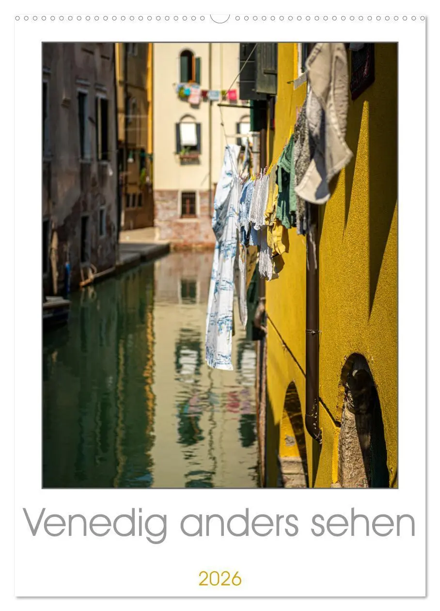 Cover: 9783516371246 | Venedig anders sehen (Wandkalender 2026 DIN A2 hoch), CALVENDO...