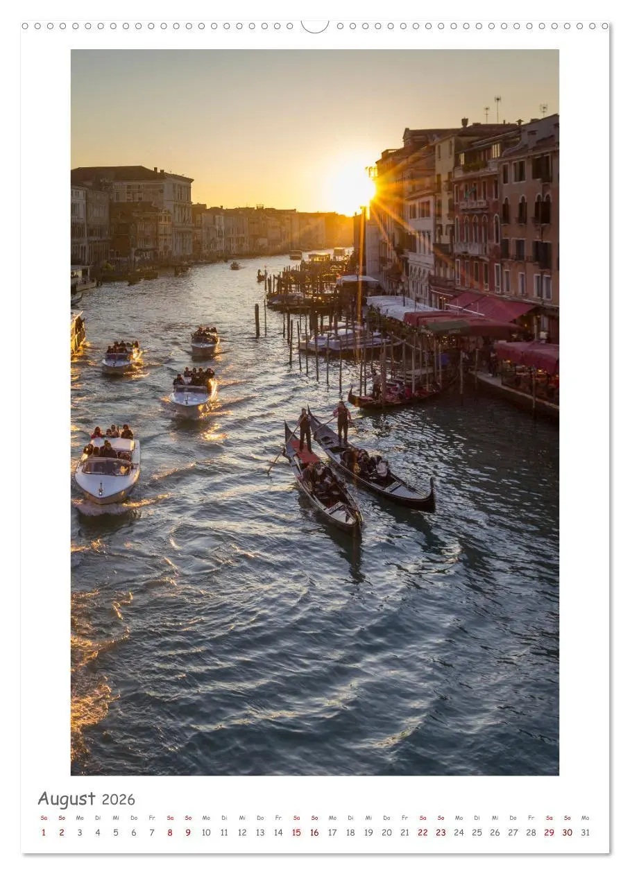 Bild: 9783516371246 | Venedig anders sehen (Wandkalender 2026 DIN A2 hoch), CALVENDO...