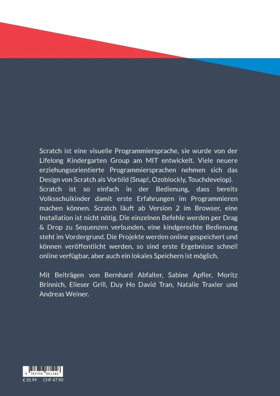 Rückseite: 9783756881246 | Coding und Making mit Scratch und MakeyMakey | Gerhard Brandhofer