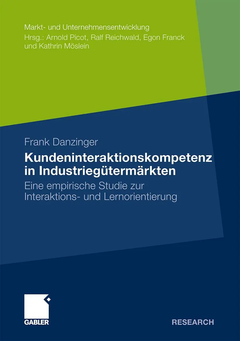 Cover: 9783834921246 | Kundeninteraktionskompetenz in Industriegütermärkten | Frank Danzinger