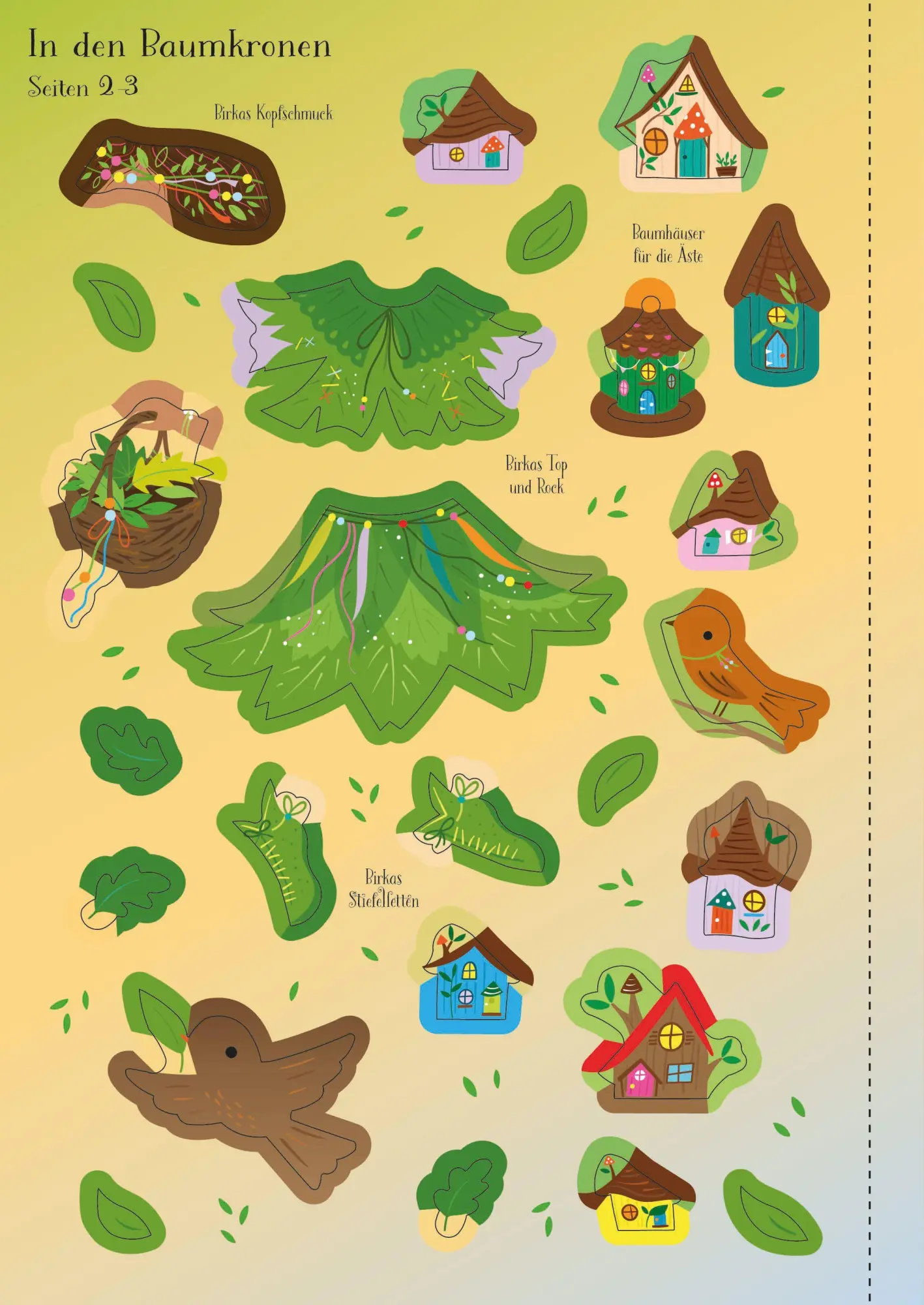 Bild: 9781035701346 | Mein erstes Anziehpuppen-Stickerbuch: Birka, die kleine Baumkronenfee