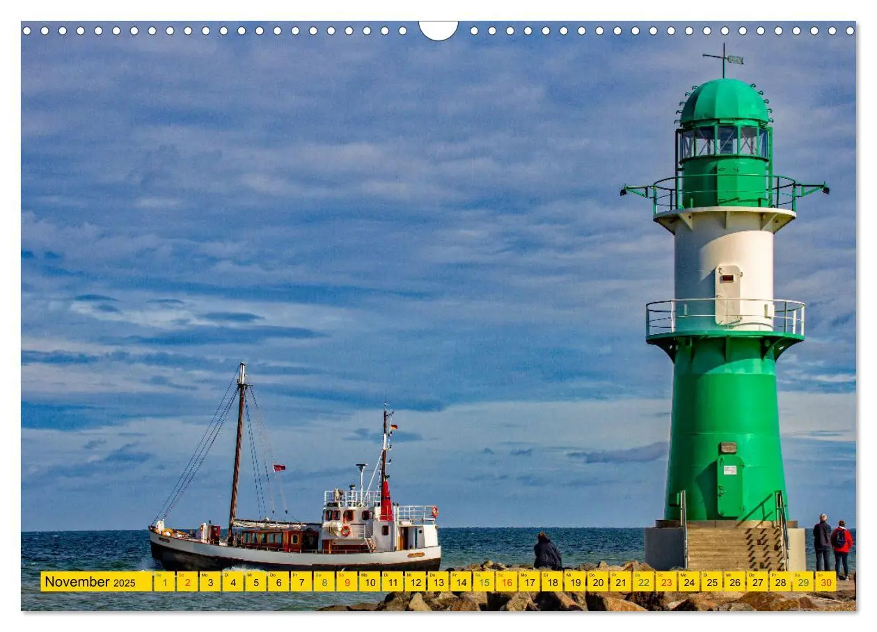 Bild: 9783435181346 | Seebad Warnemünde - Sehnsuchtsort an der Ostsee (Wandkalender 2025...