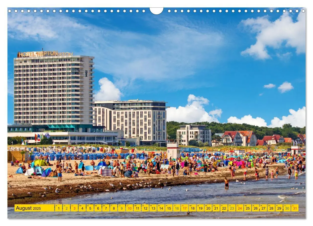 Bild: 9783435181346 | Seebad Warnemünde - Sehnsuchtsort an der Ostsee (Wandkalender 2025...