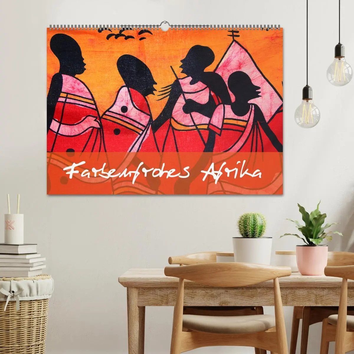 Bild: 9783457891346 | Farbenfrohes Afrika (Wandkalender 2026 DIN A2 quer), CALVENDO...