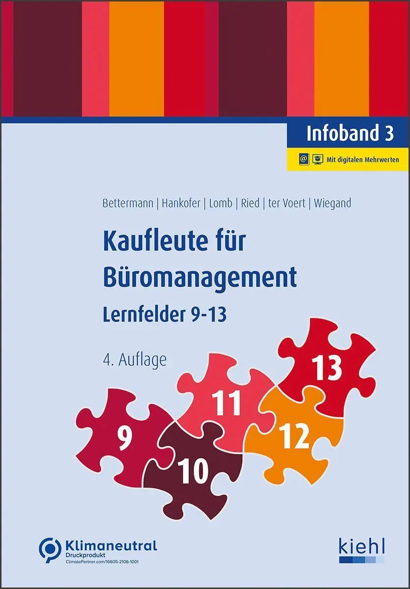 Cover: 9783470661346 | Kaufleute für Büromanagement - Infoband 3 | Lernfelder 9-13 | Bundle