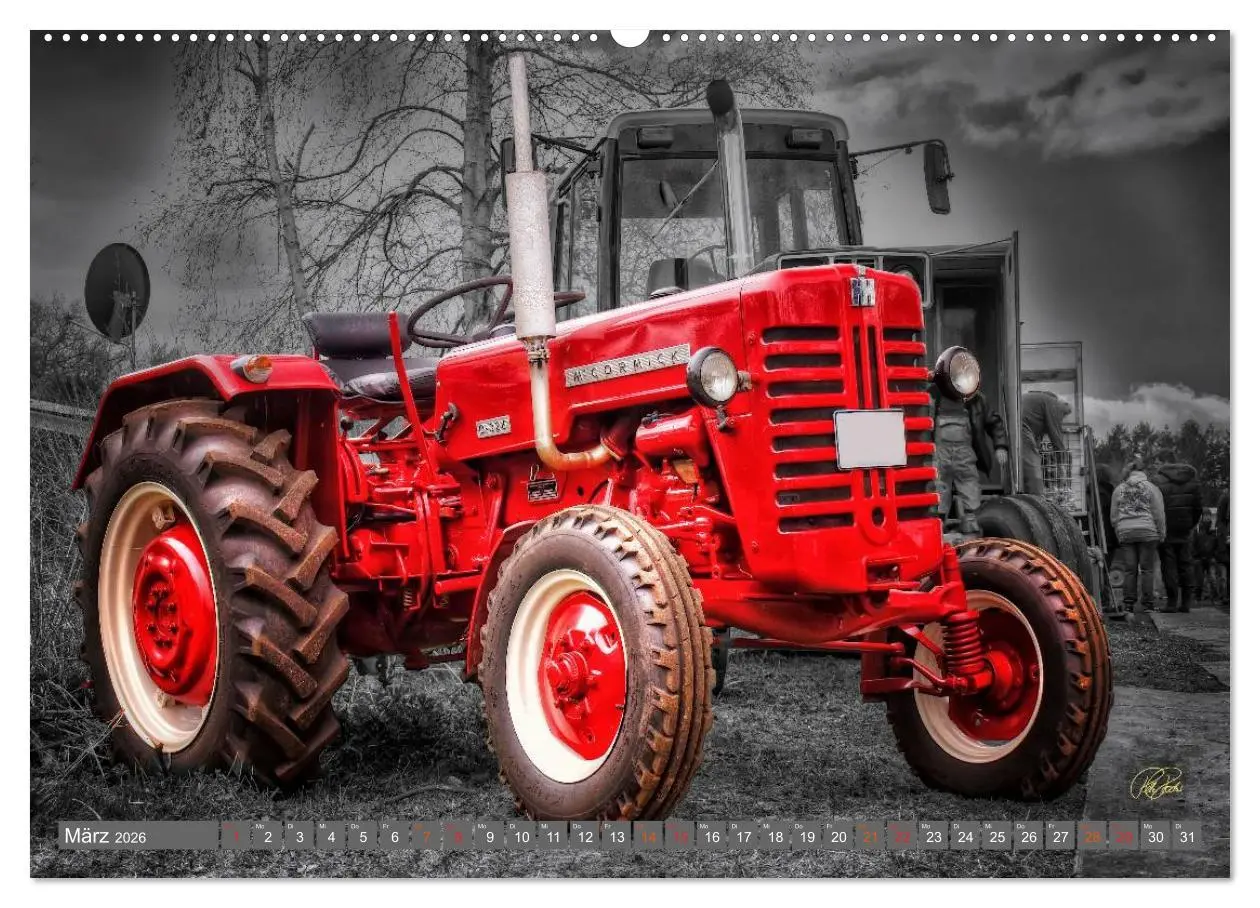 Bild: 9783516051346 | Traktoren - Oldtimer (Wandkalender 2026 DIN A2 quer), CALVENDO...