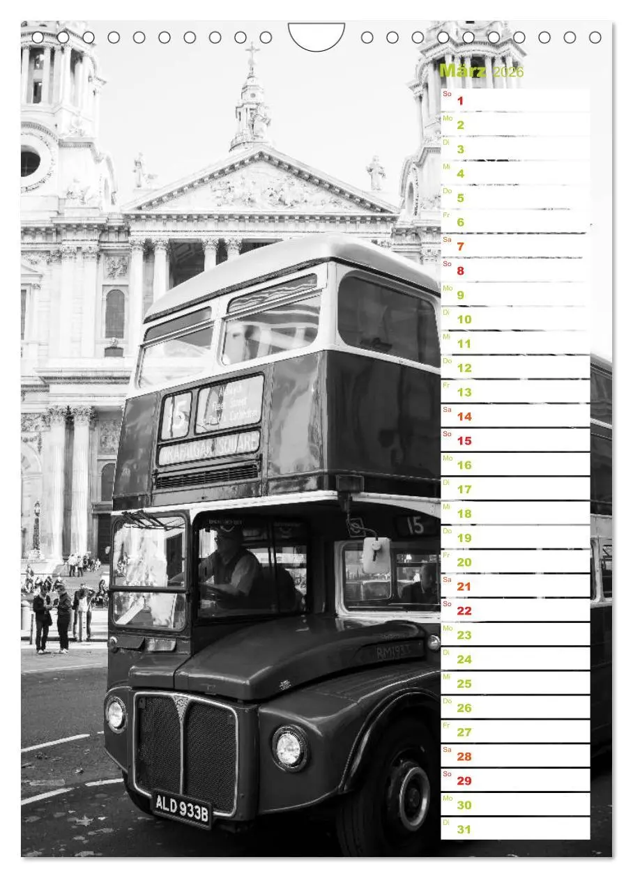 Bild: 9783516431346 | Big City London (Wandkalender 2026 DIN A4 hoch), CALVENDO...