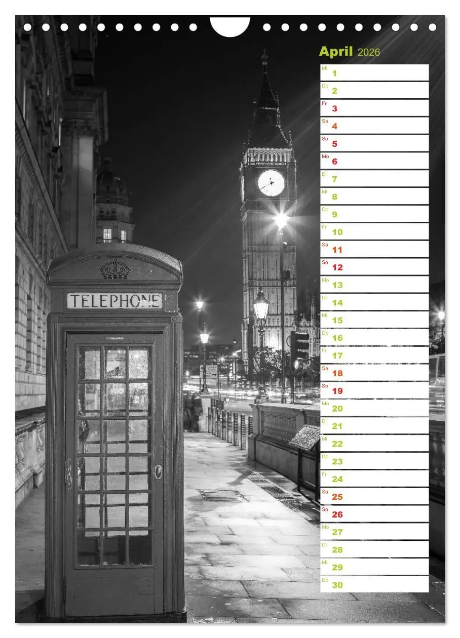 Bild: 9783516431346 | Big City London (Wandkalender 2026 DIN A4 hoch), CALVENDO...
