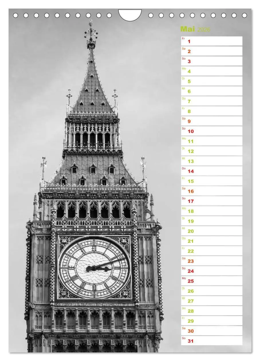 Bild: 9783516431346 | Big City London (Wandkalender 2026 DIN A4 hoch), CALVENDO...