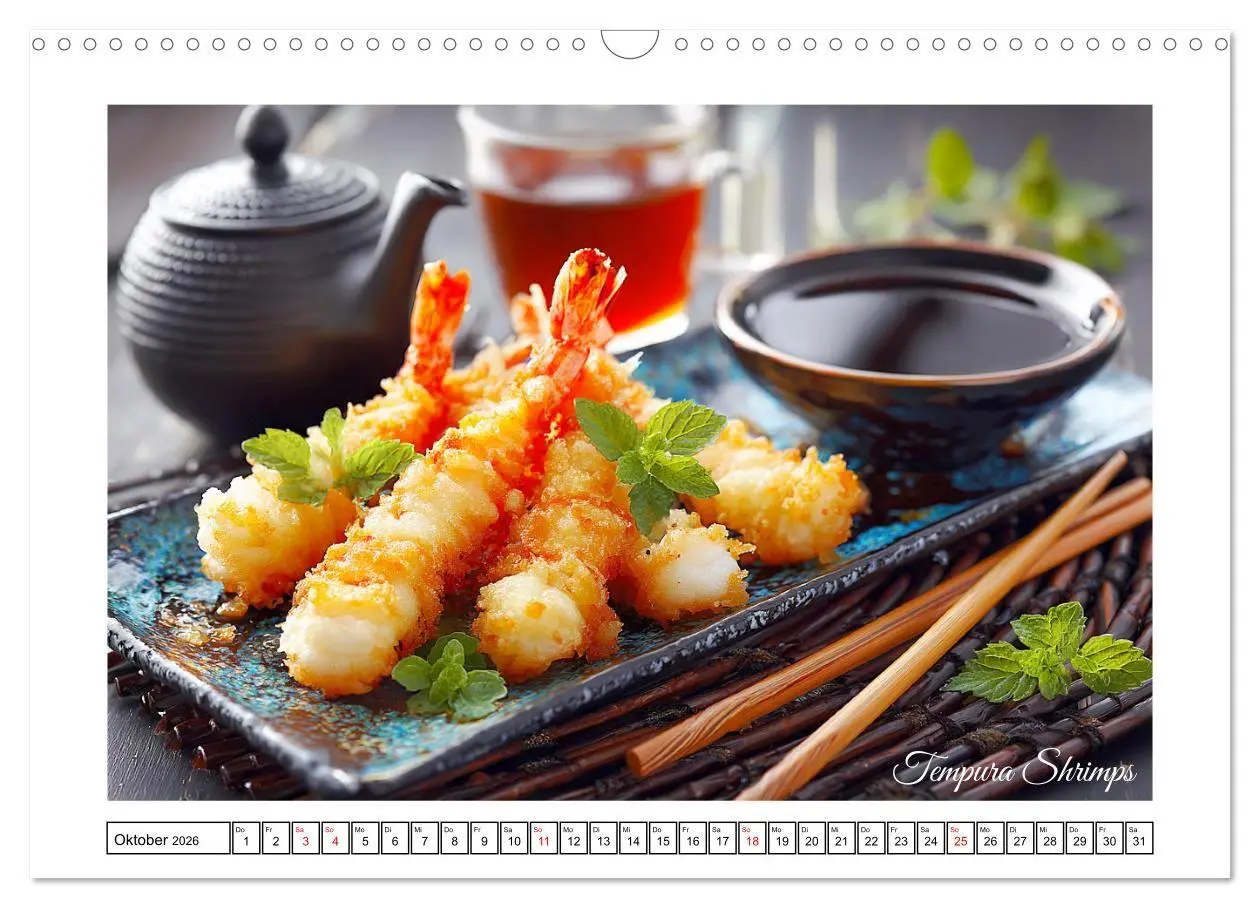Bild: 9783516741346 | Genussmomente. Streifzug durch die japanische Küche (Wandkalender...