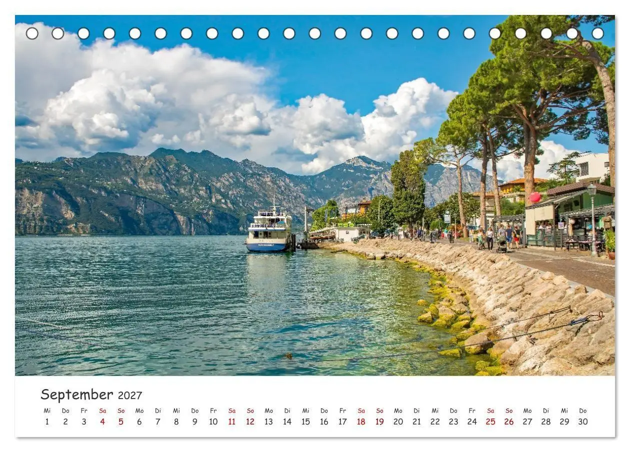 Bild: 9783569211346 | Malcesine am Gardasee (Tischkalender 2027 DIN A5 quer), CALVENDO...