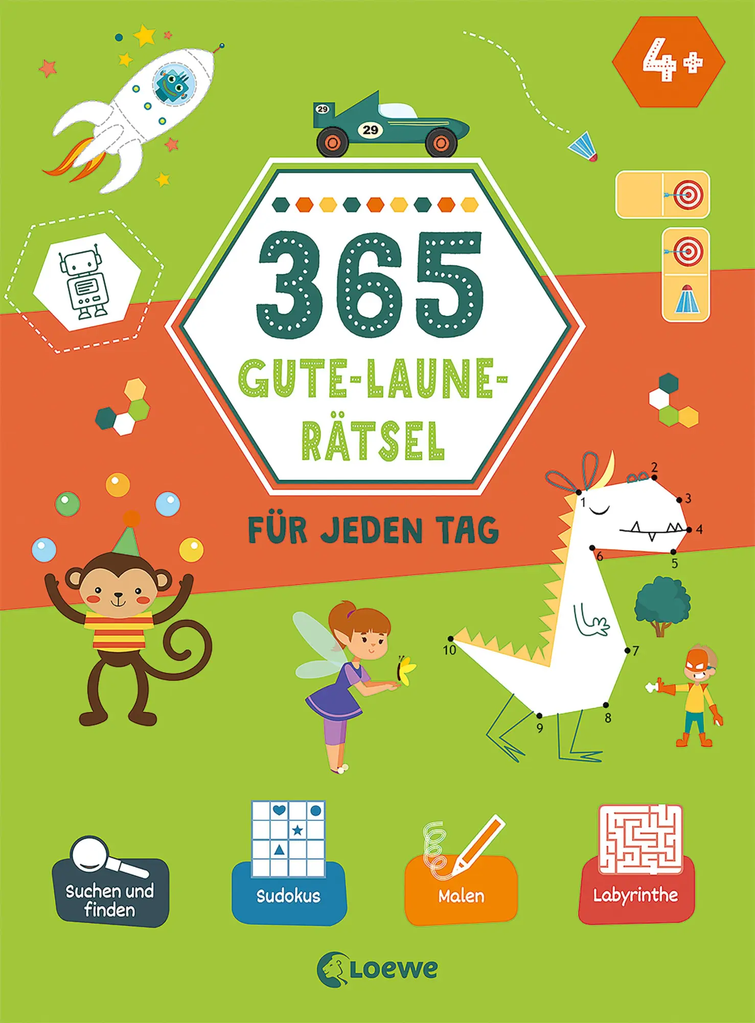 Cover: 9783743211346 | 365 Gute-Laune-Rätsel für jeden Tag | Loewe Lernen und Rätseln | Buch