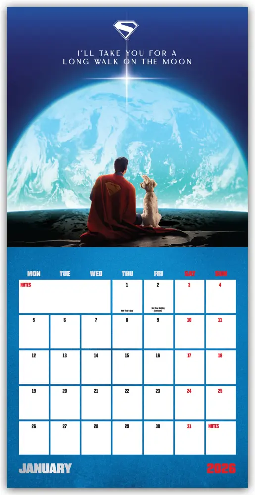 Bild: 9783803531346 | Superman Movie - Offizieller Kalender 2026 | Kalender | 14 S. | 2026