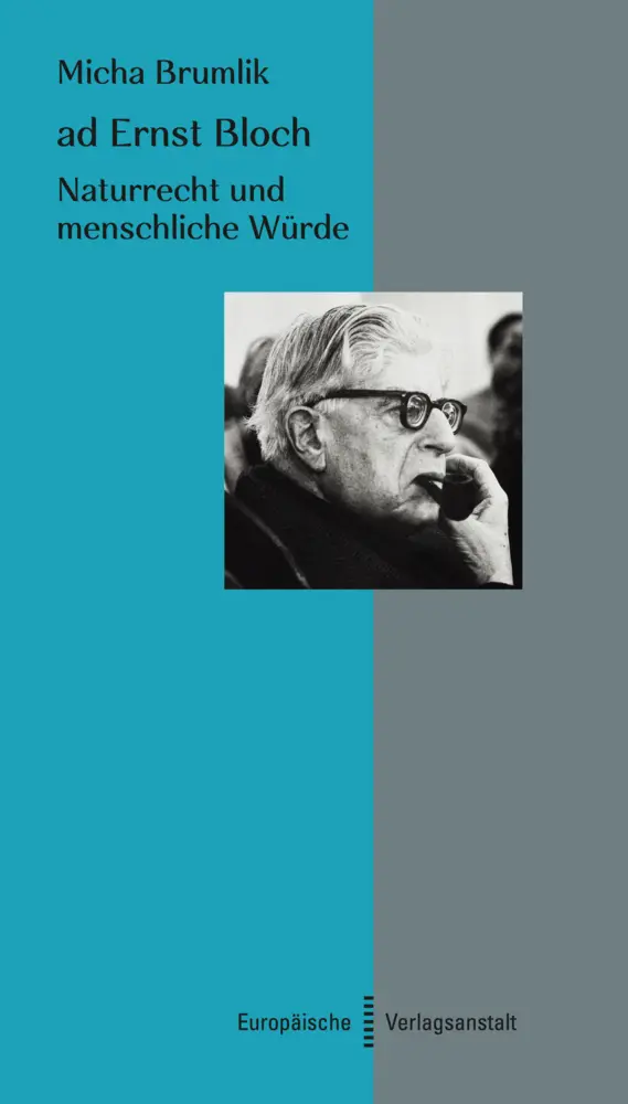 Cover: 9783863931346 | ad Ernst Bloch | Naturrecht und menschliche Würde | Micha Brumlik