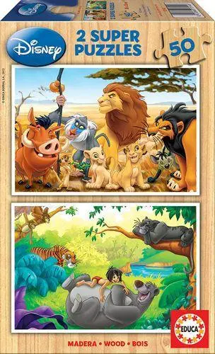 Cover: 8412668131446 | Educa - Disney - Tierfreunde - Puzzle 2x50 Teile | Disney | Spiel