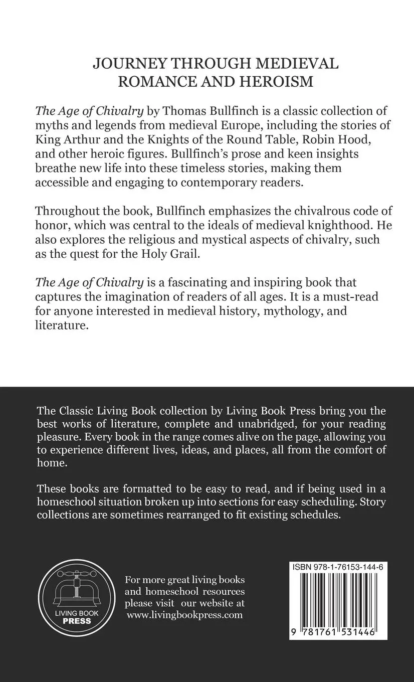 Rückseite: 9781761531446 | The Age of Chivalry | Thomas Bulfinch | Buch | Englisch | 2023