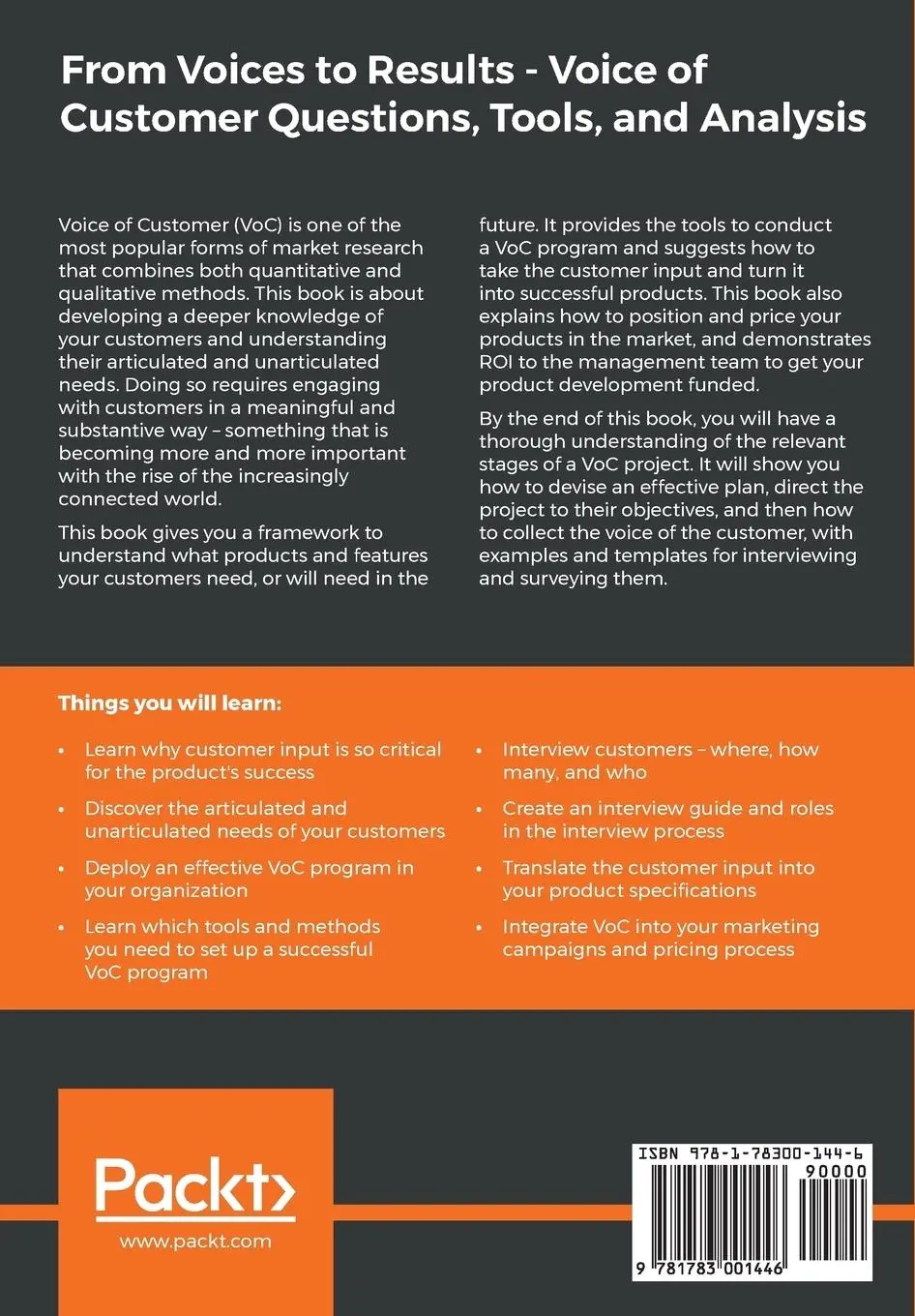 Rückseite: 9781783001446 | From Voices to Results - Voice of Customer Questions, Tools and...
