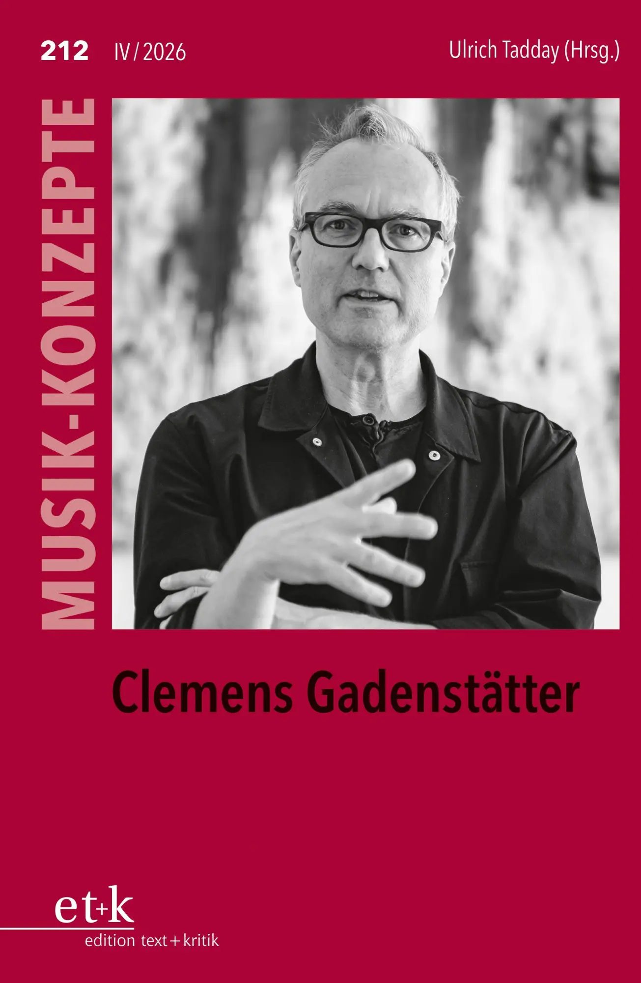 Cover: 9783689301446 | Clemens Gadenstätter | Ulrich Tadday | Taschenbuch | Musik-Konzepte