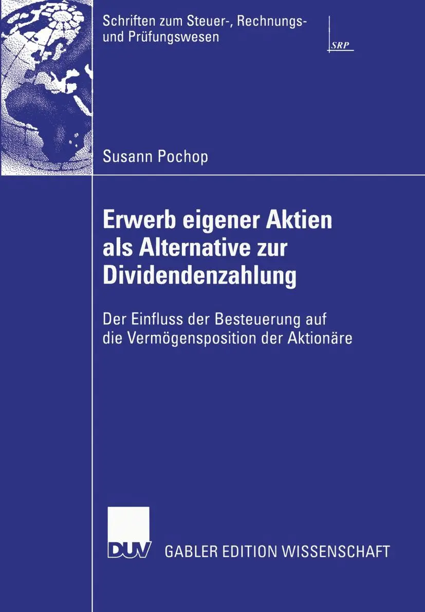 Cover: 9783824481446 | Erwerb eigener Aktien als Alternative zur Dividendenzahlung | Pochop