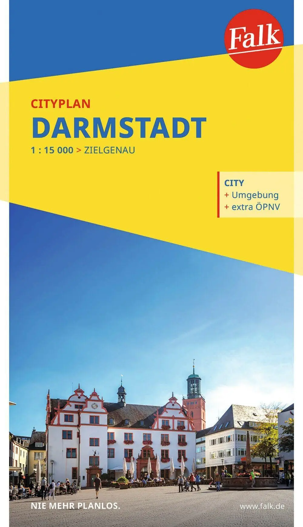 Cover: 9783827901446 | Falk Cityplan Darmstadt 1:15.000 | (Land-)Karte | Falk Citypläne
