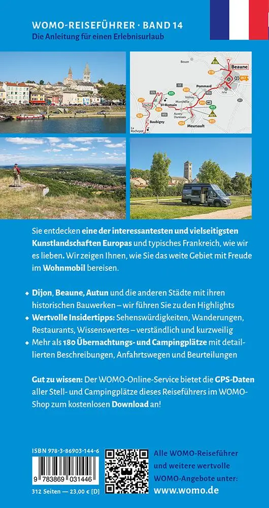 Rückseite: 9783869031446 | Entdeckertouren mit dem Wohnmobil Burgund | Ralf Grèus | Taschenbuch