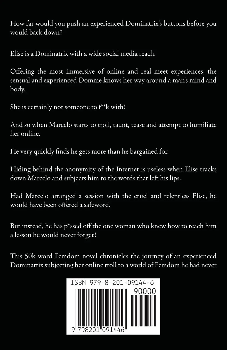Rückseite: 9798201091446 | Broken by the Domme - A Femdom Dark Fantasy Novel | Scarlett Steele