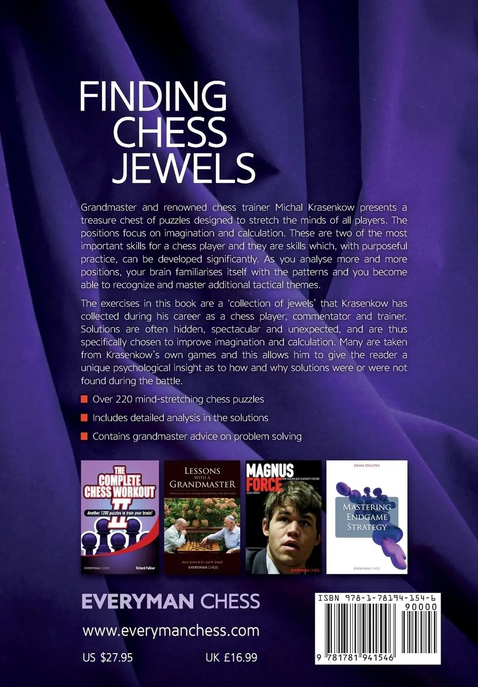 Rückseite: 9781781941546 | Finding Chess Jewels | Michal Krasenkow | Taschenbuch | Englisch