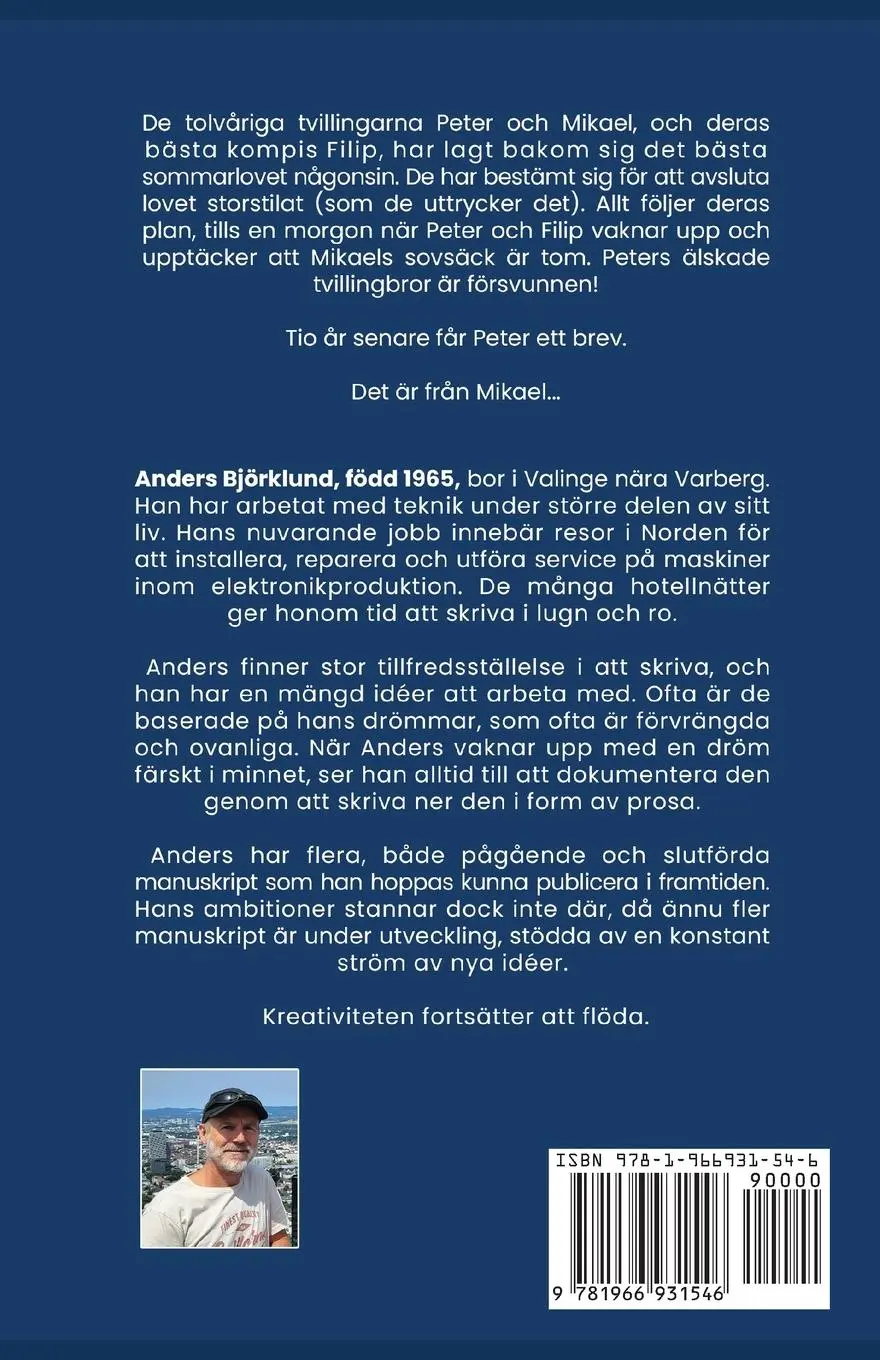 Rückseite: 9781966931546 | Tvillingar | Anders Mikael Björklund | Taschenbuch | Schwedisch | 2025