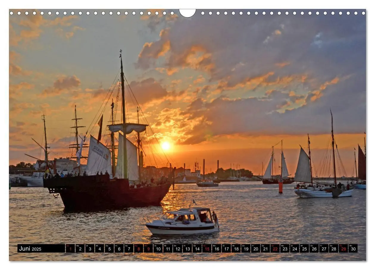 Bild: 9783435231546 | Warnemünde und Rostock, Perlen an der Ostsee (Wandkalender 2025 DIN...