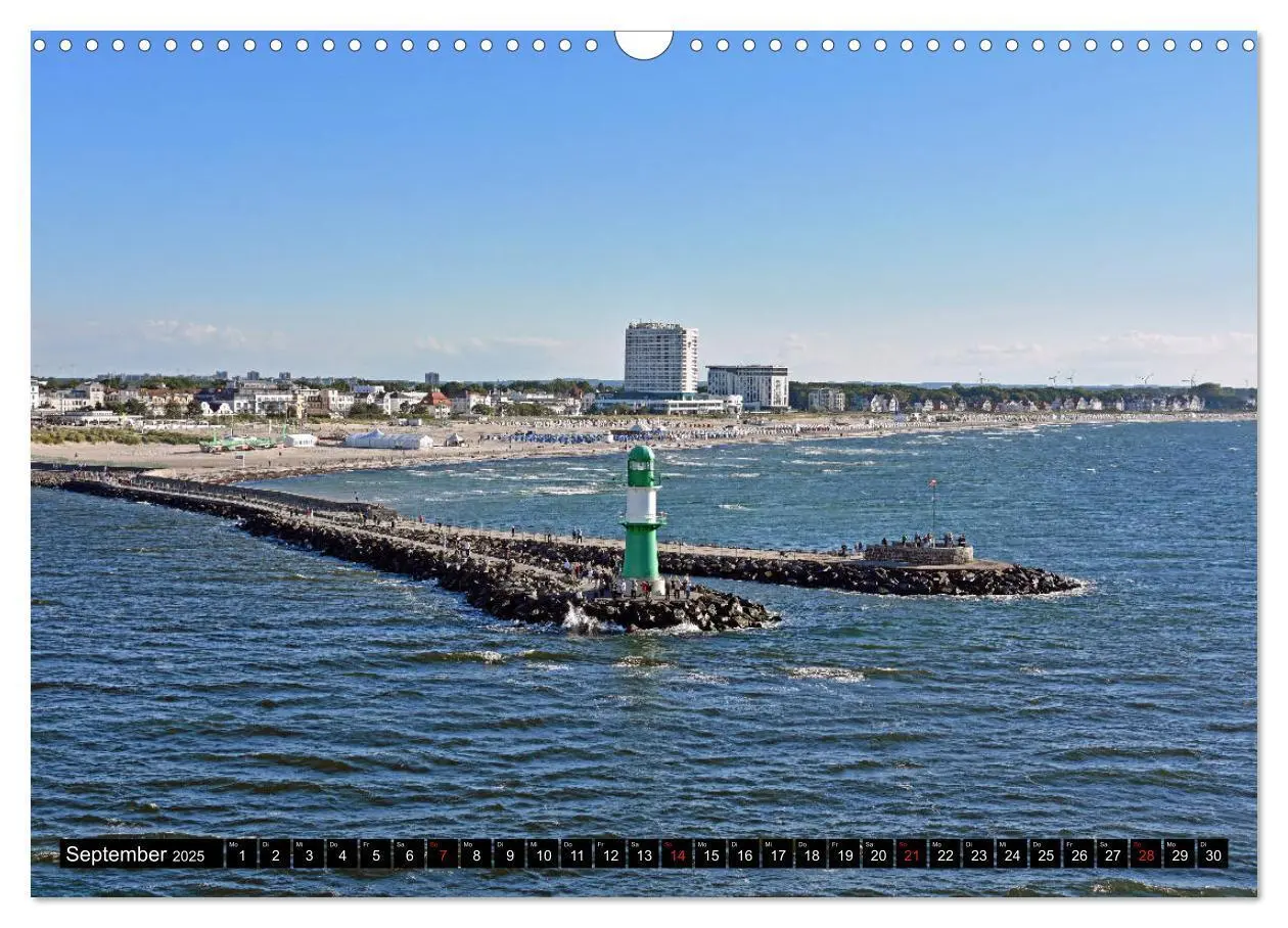 Bild: 9783435231546 | Warnemünde und Rostock, Perlen an der Ostsee (Wandkalender 2025 DIN...