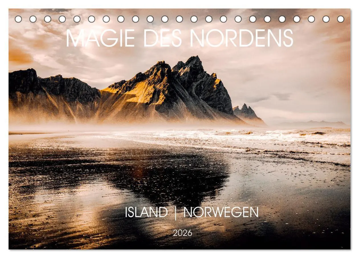 Cover: 9783457491546 | Magie des Nordens, Island und Norwegen (Tischkalender 2026 DIN A5...