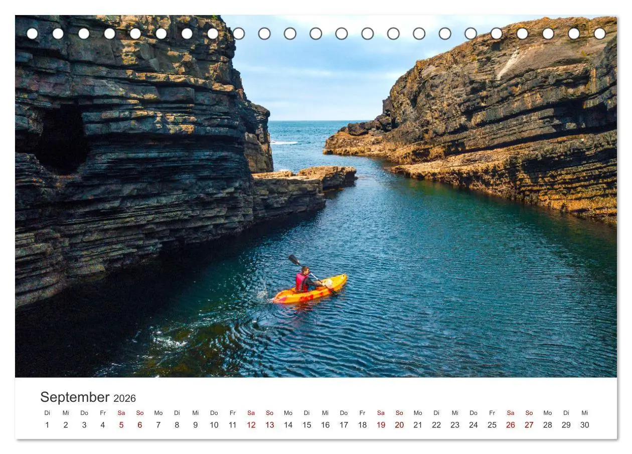 Bild: 9783457561546 | Kajak - Ruhige Gewässer (Tischkalender 2026 DIN A5 quer), CALVENDO...