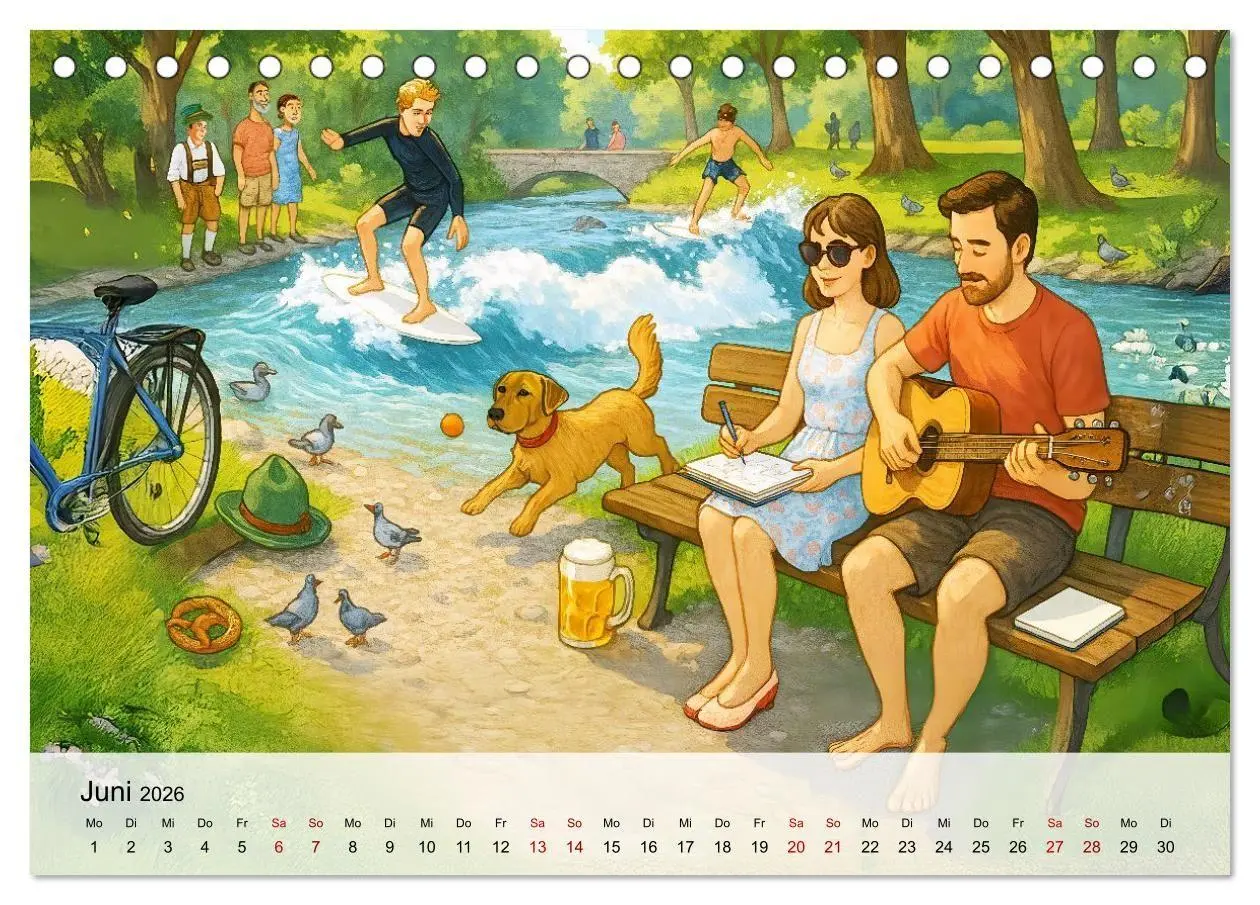 Bild: 9783516651546 | Bayrische Wimmelbilder - Wo Heimat lebendig wird (Tischkalender...