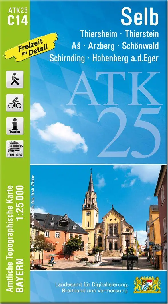 Cover: 9783987761546 | ATK25-C14 Selb (Amtliche Topographische Karte 1:25000) | (Land-)Karte