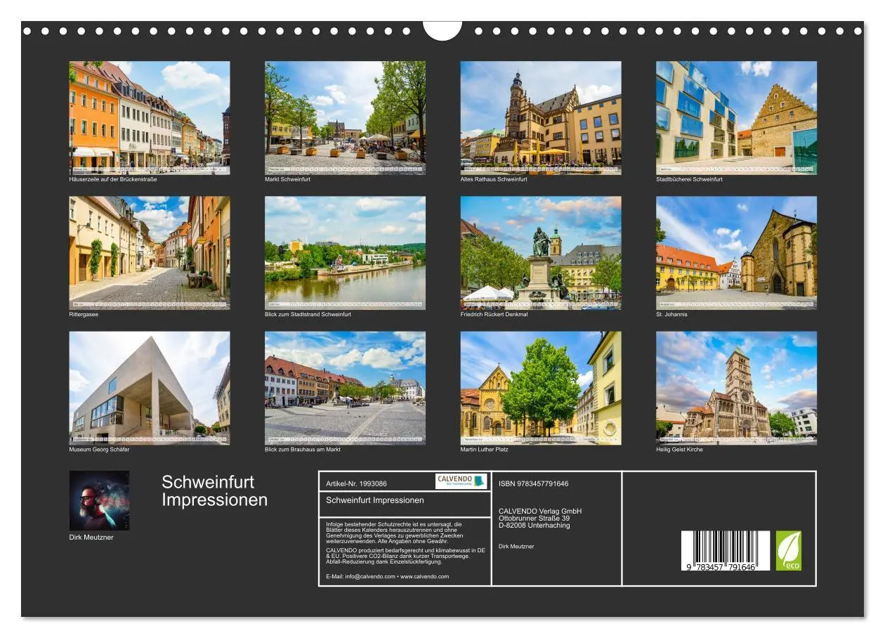 Bild: 9783457791646 | Schweinfurt Impressionen (Wandkalender 2026 DIN A3 quer), CALVENDO...