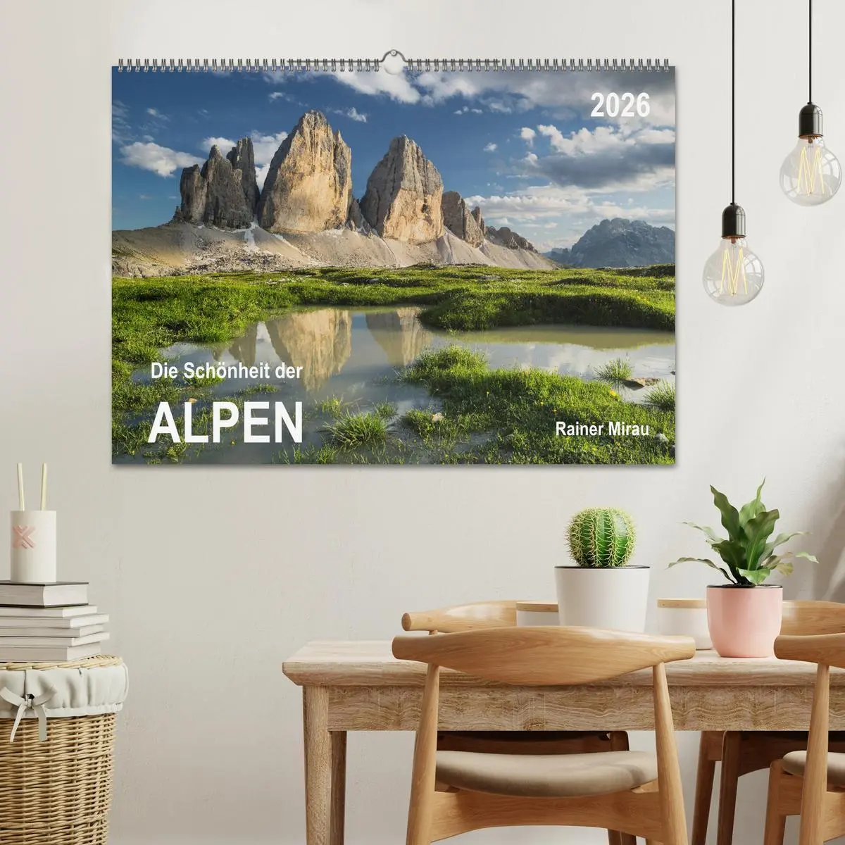 Bild: 9783457861646 | Die Schönheit der Alpen (Wandkalender 2026 DIN A2 quer), CALVENDO...