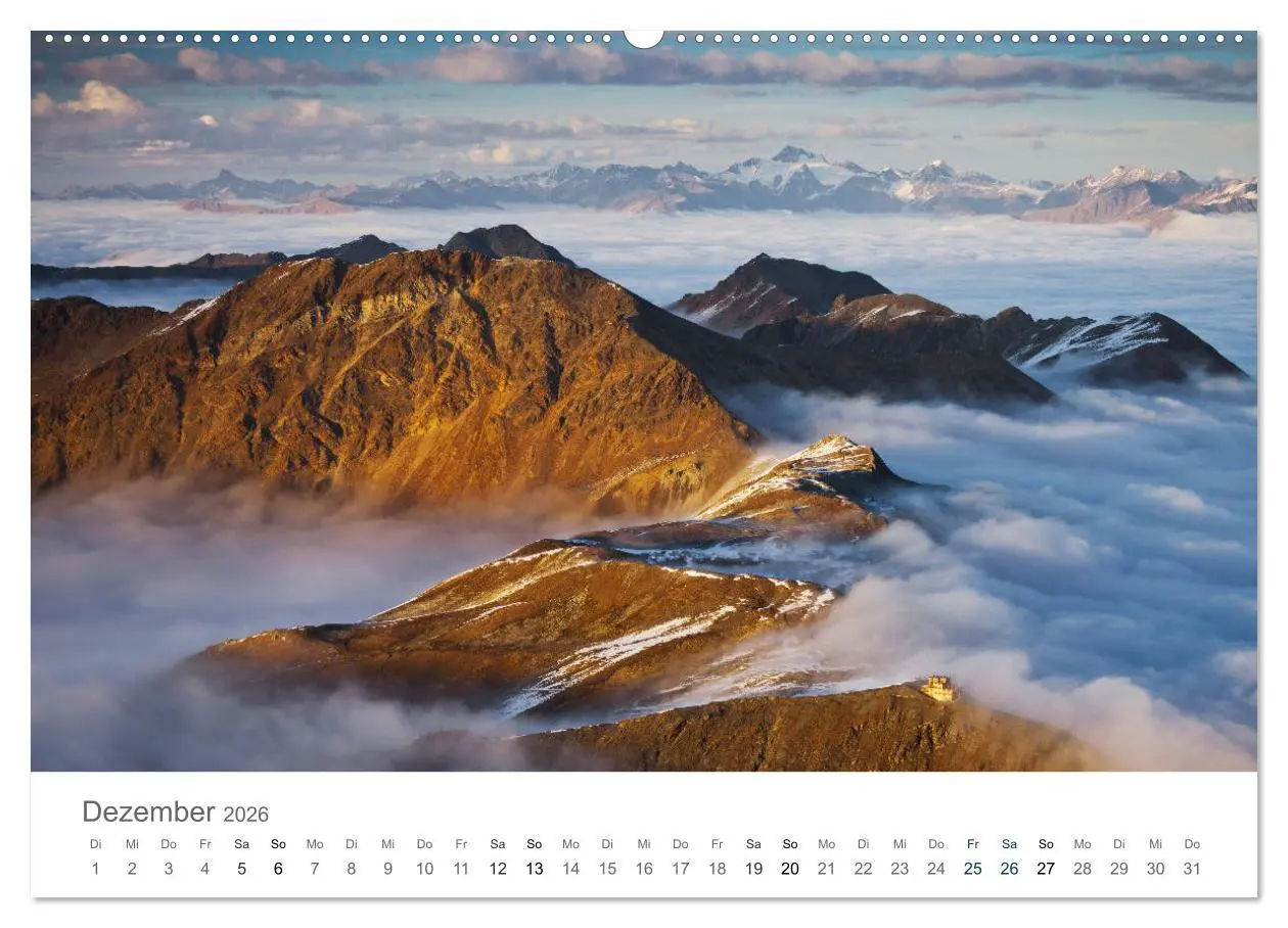 Bild: 9783457861646 | Die Schönheit der Alpen (Wandkalender 2026 DIN A2 quer), CALVENDO...