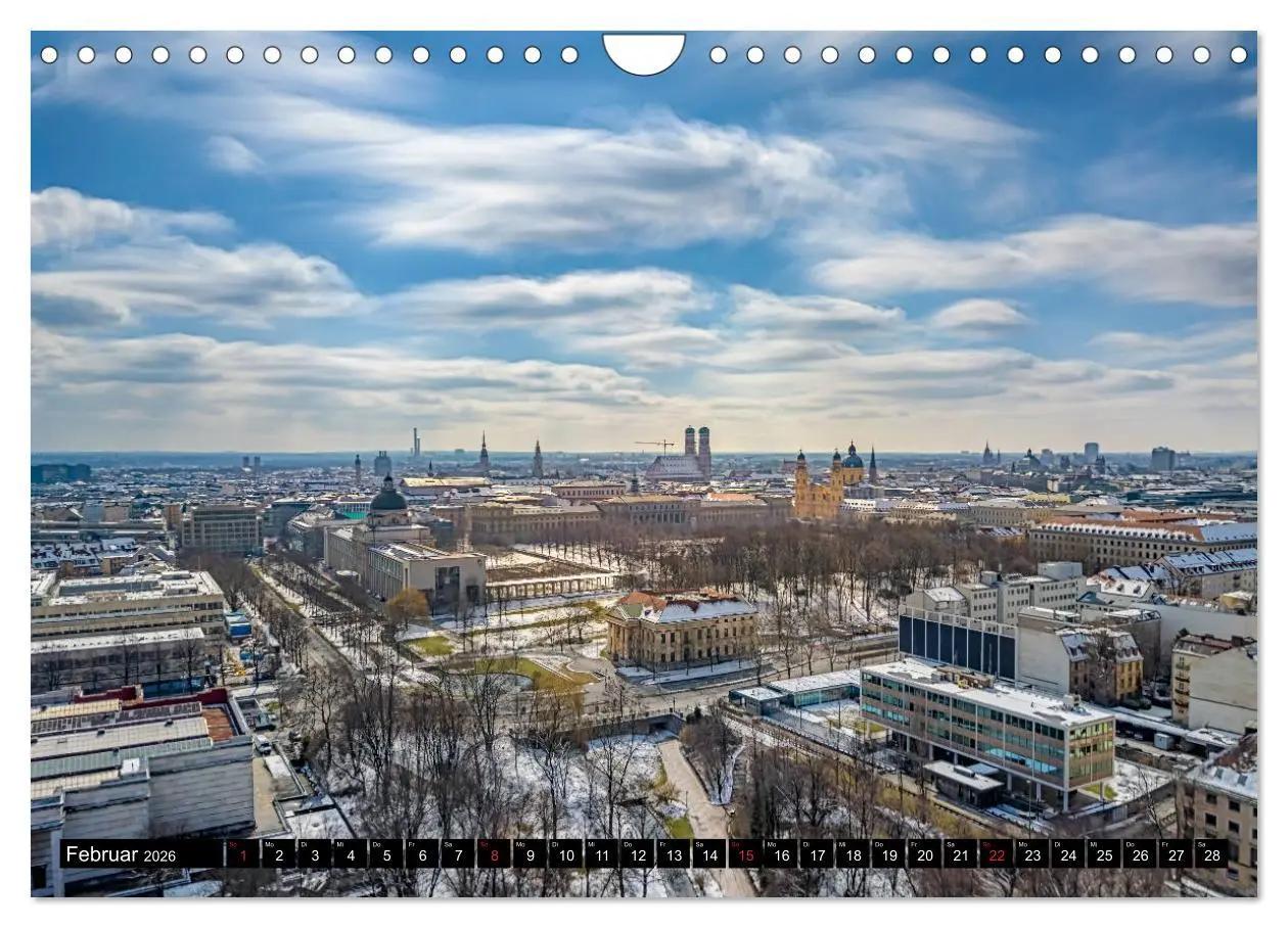 Bild: 9783457931646 | Mein München aus der Luft (Wandkalender 2026 DIN A4 quer), CALVENDO...