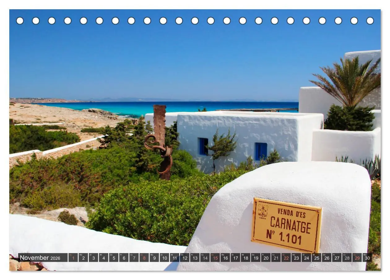 Bild: 9783516021646 | Formentera - Urlaub für die Seele (Tischkalender 2026 DIN A5 quer),...
