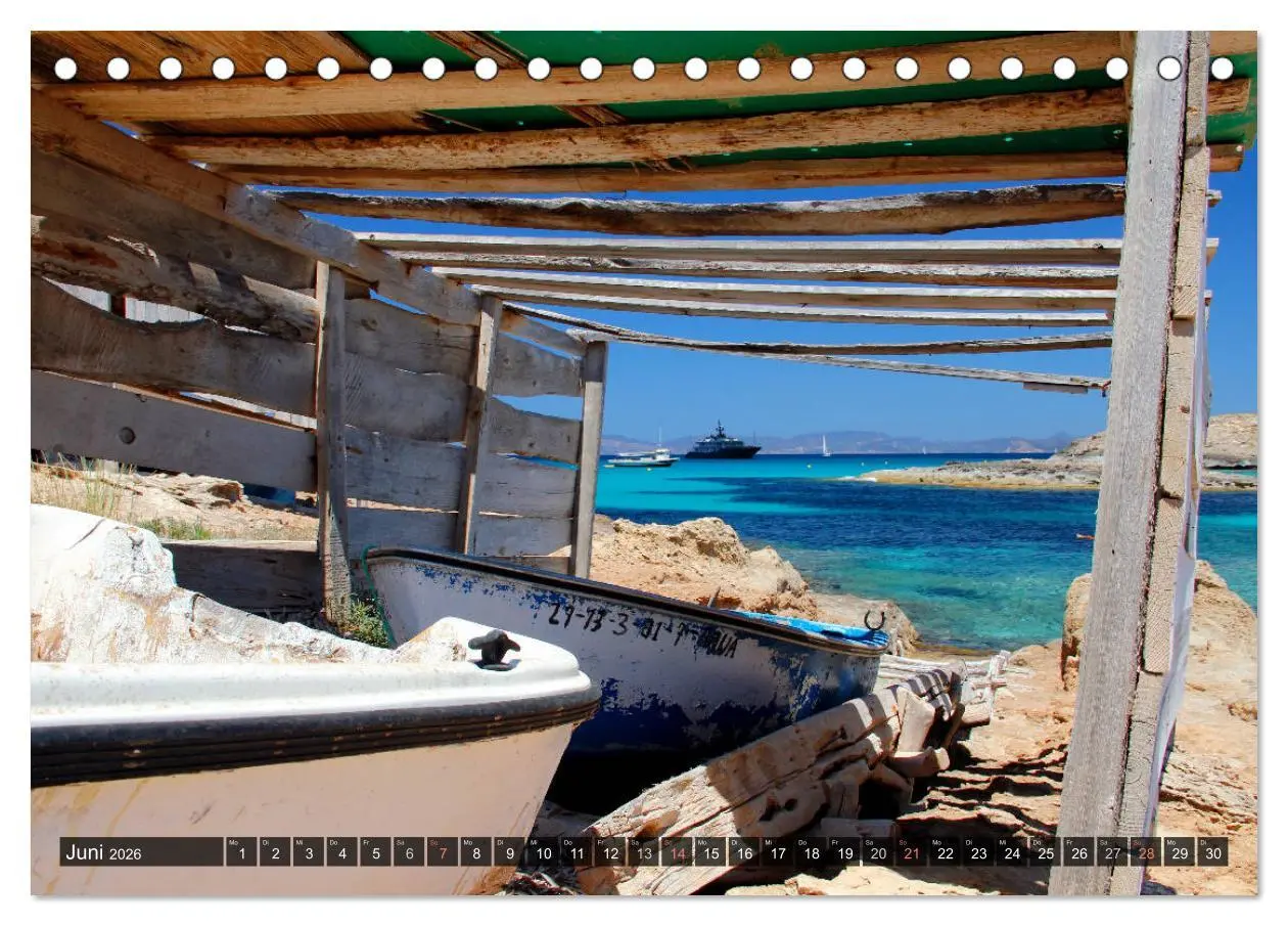 Bild: 9783516021646 | Formentera - Urlaub für die Seele (Tischkalender 2026 DIN A5 quer),...
