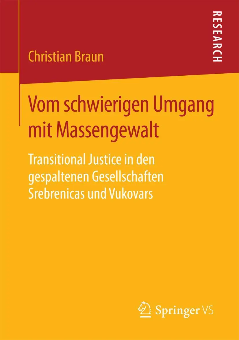 Cover: 9783658141646 | Vom schwierigen Umgang mit Massengewalt | Christian Braun | Buch | xiv