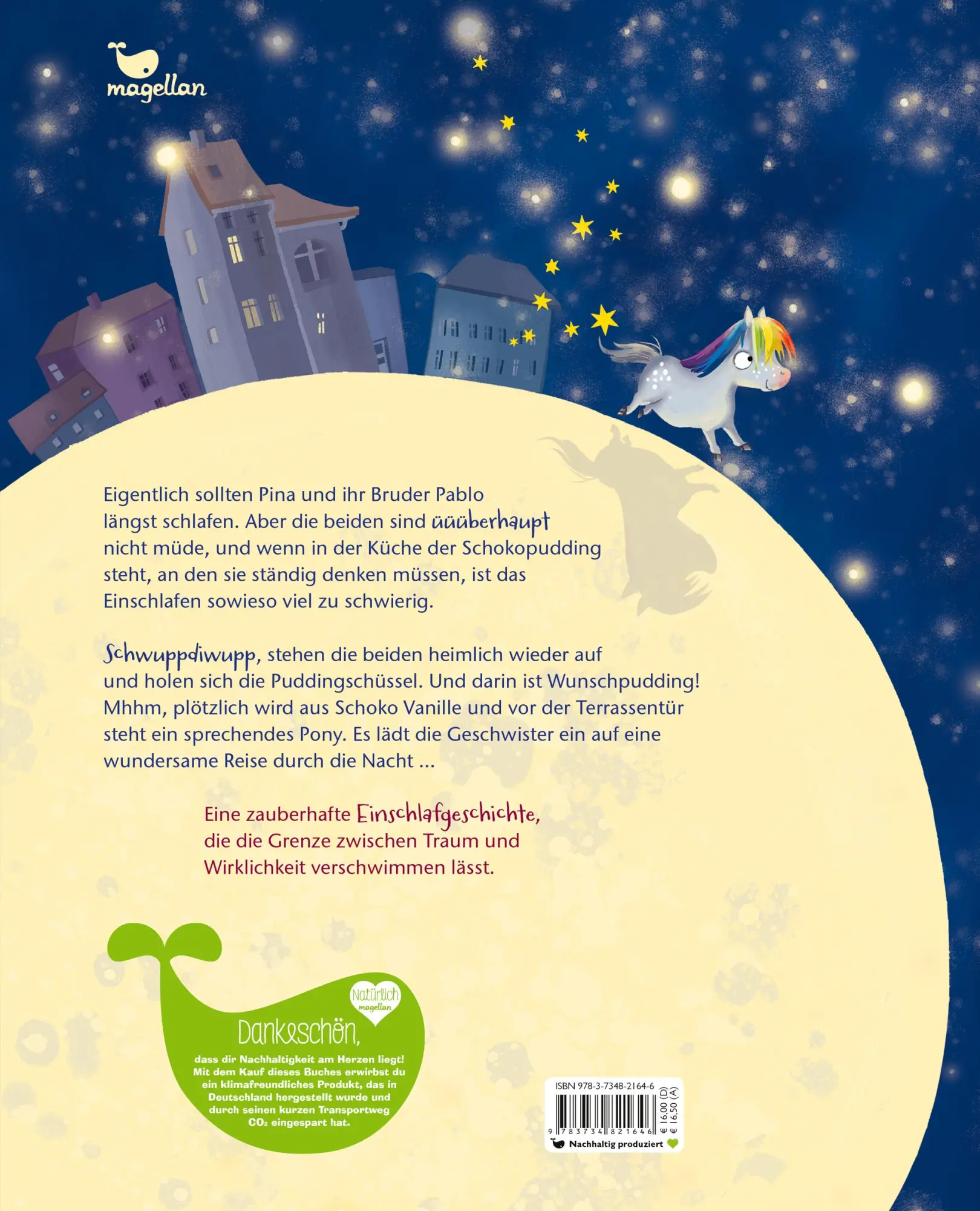 Rückseite: 9783734821646 | Pony, Mond und Sterne | Stephanie Gessner | Buch | 32 S. | Deutsch