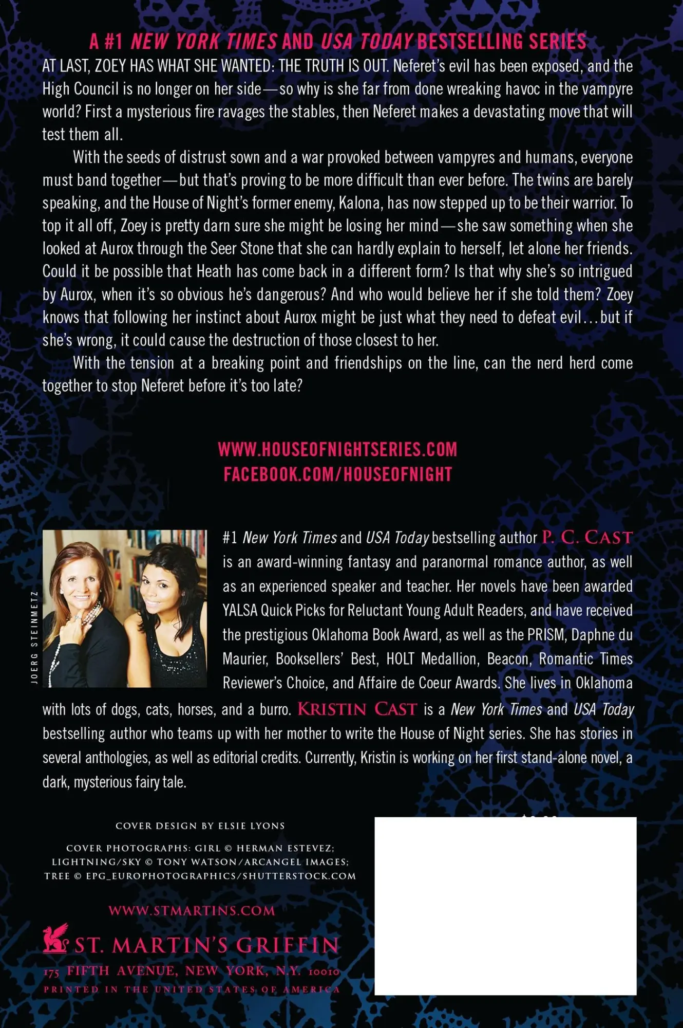 Rückseite: 9781250041746 | House of Night 10. Hidden | P. C. Cast (u. a.) | Taschenbuch | 2014