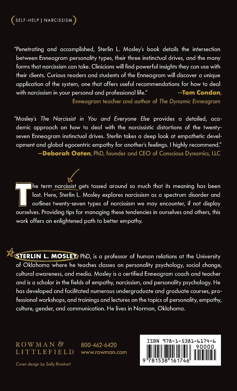 Rückseite: 9781538161746 | The Narcissist in You and Everyone Else | Sterlin L. Mosley | Buch