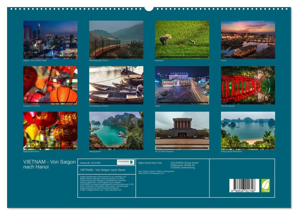Bild: 9783516011746 | VIETNAM - Von Saigon nach Hanoi (hochwertiger Premium Wandkalender...