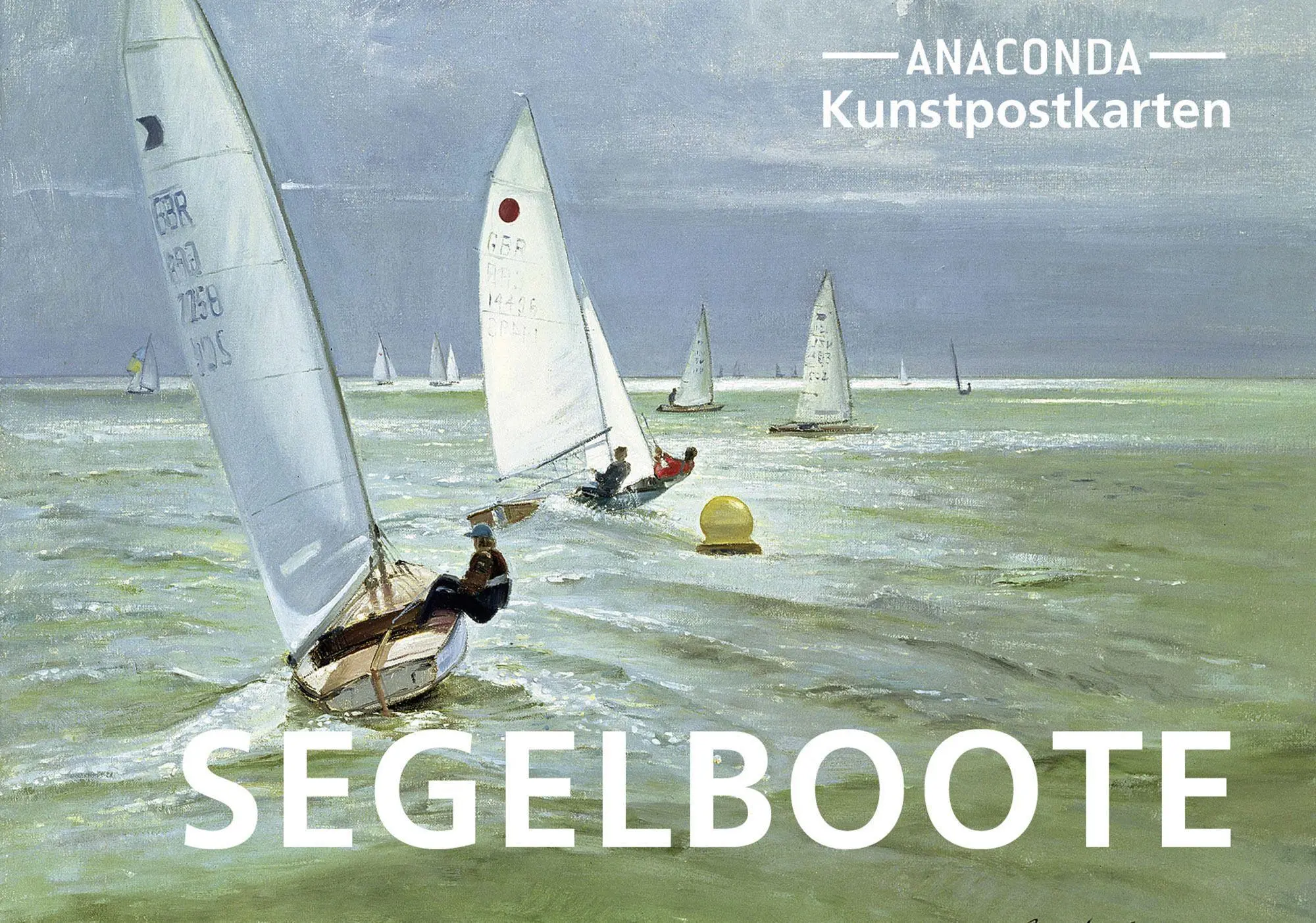 Cover: 9783730611746 | Postkarten-Set Segelboote | 18 Kunstpostkarten | Anaconda Verlag