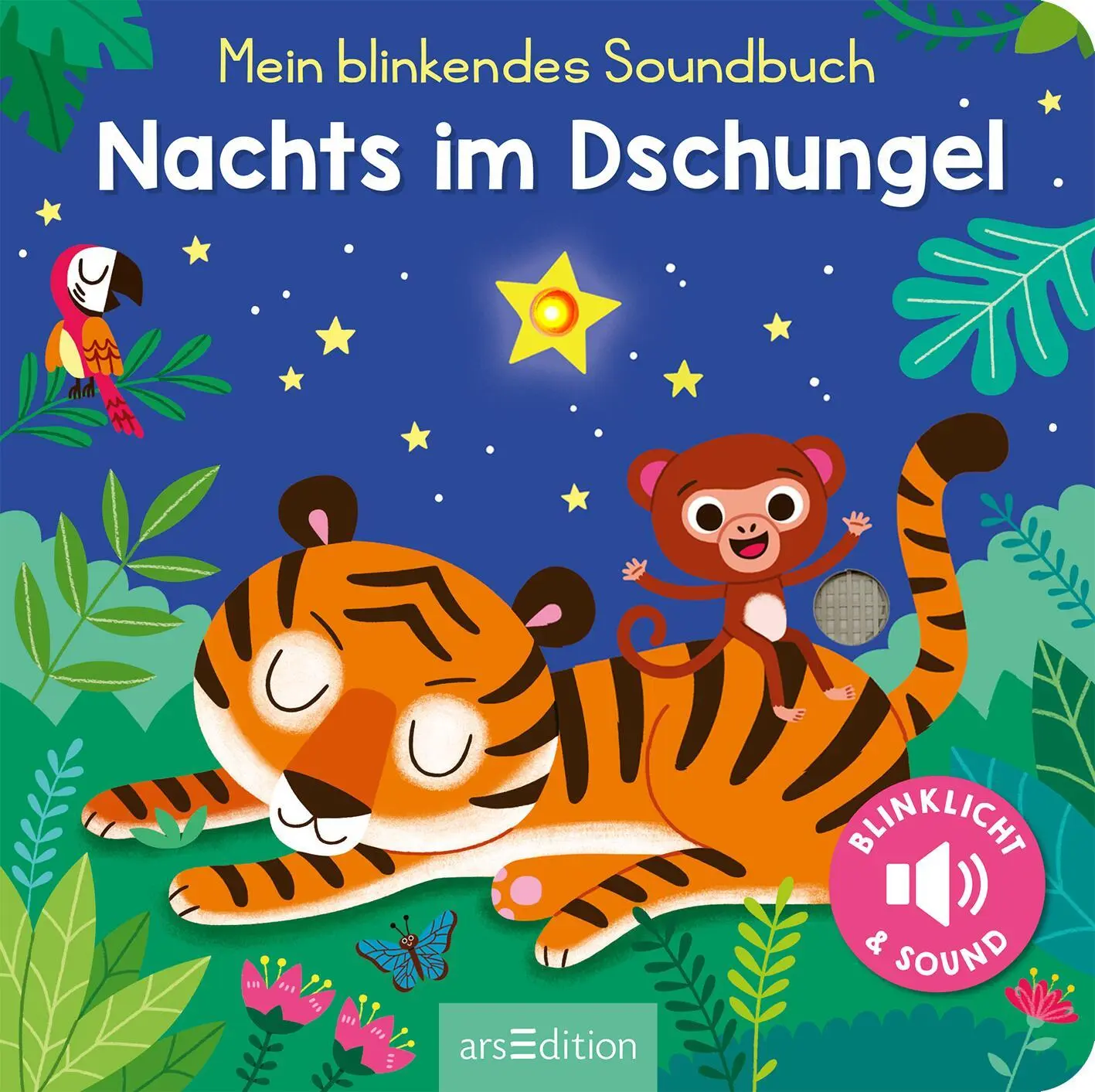 Bild: 9783845861746 | Mein blinkendes Soundbuch - Nachts im Dschungel | Sound mit 1 LED