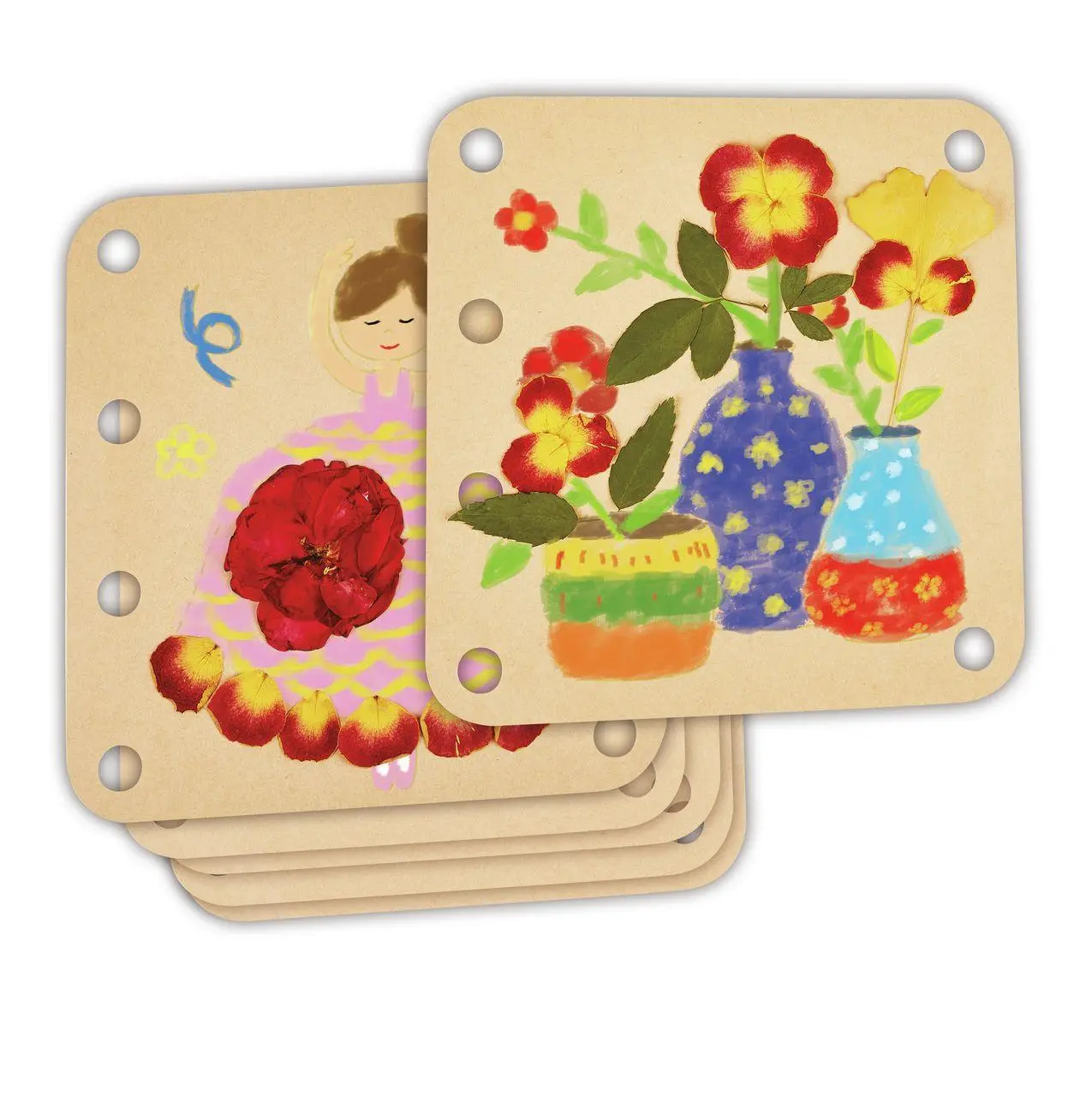 Bild: 6943478021846 | Kunst-Set Blumenpresse | Spiel | E5574 | Deutsch | 2023