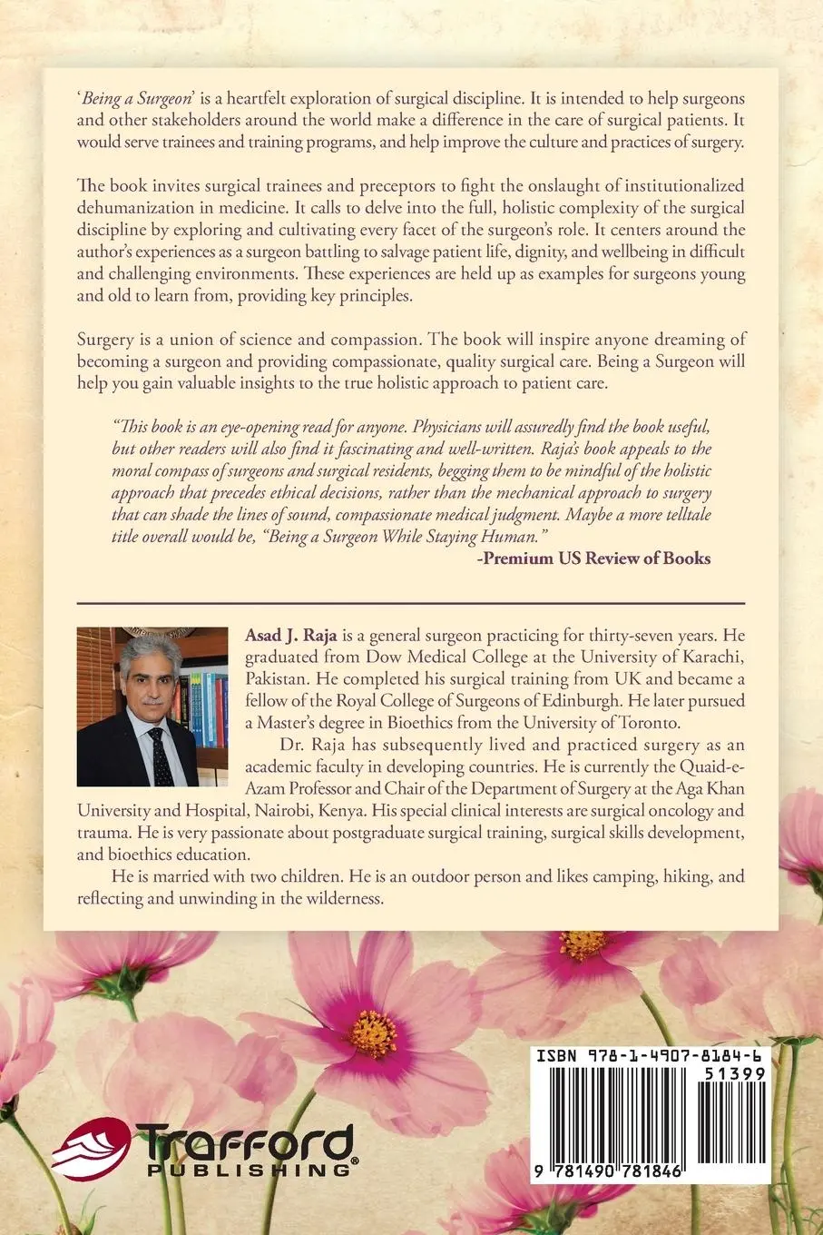 Rückseite: 9781490781846 | Being a Surgeon | The Ten Commandments | Asad J. Raja | Taschenbuch